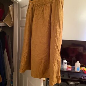 a new day Mustard A-Line Skirt